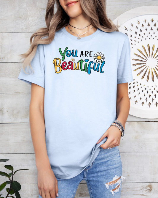 You Are Beautiful Unisex Crewneck Tee
